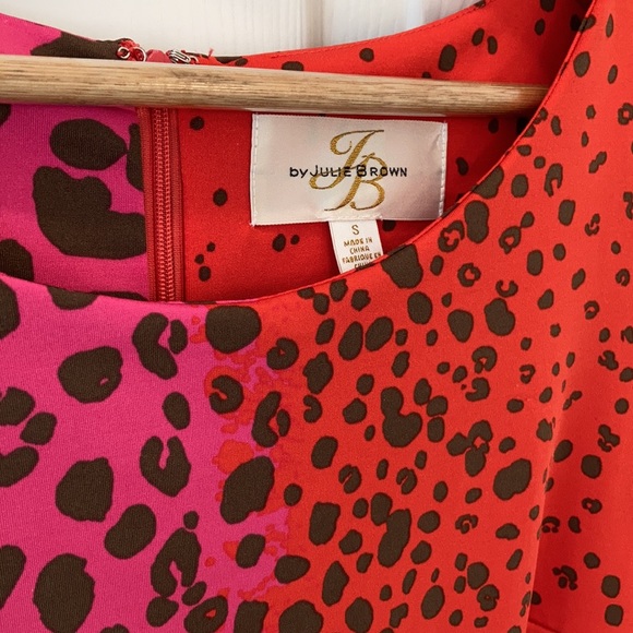 JB Julie Brown leopard dress - NWOT - Picture 2 of 3